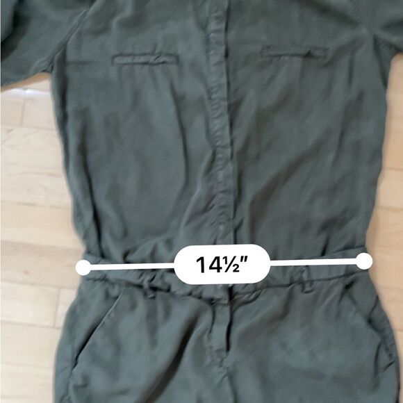 Etienne Marcel Denim EM7103 Tunic Dress in Military Green L NWOT - Picture 9 of 15